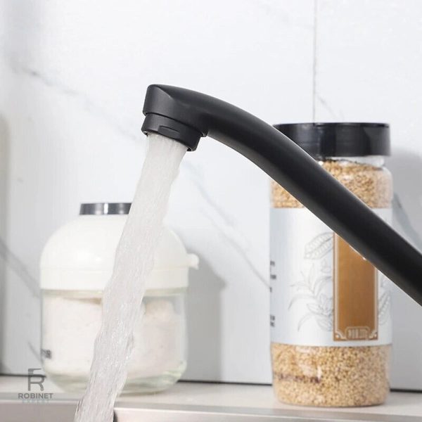 Robinet de cuisine pratique avec réglage de température