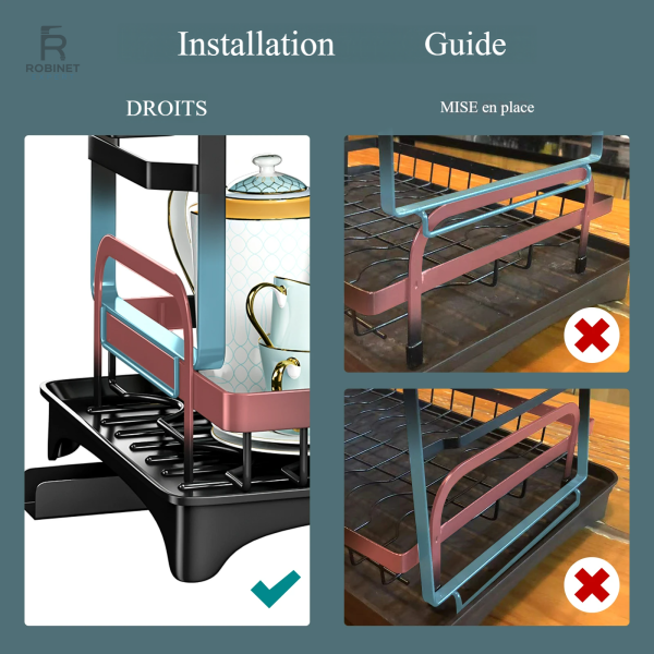 Accessoire de cuisine : planche à découper à 2 niveaux