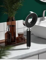 Équipement de salle de bain, pommeau anti-calcaire élégant