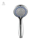 Douche à 3 jets avec finition en chrome
