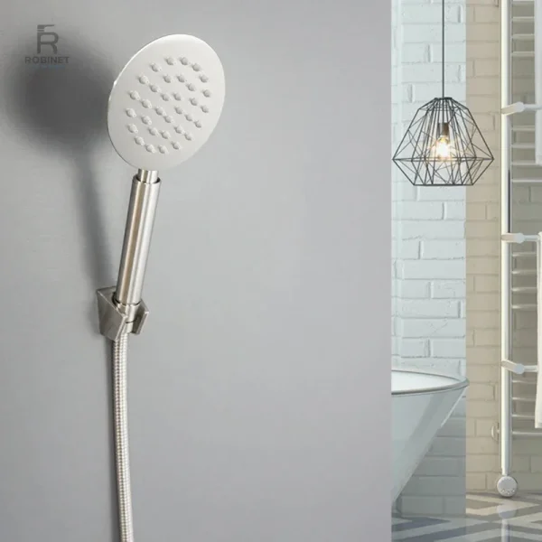 Pommeau de douche haute pression anti-calcaire