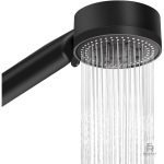 Pommeau de douche noir pour une eau pure