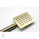 Accessoire de salle de bain en or brillant