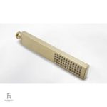 Pommeau de douche doré au style contemporain