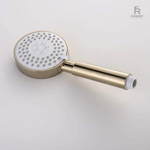 Accessoire de douche design en or