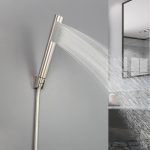 Pommeau de douche chrome pour un jet puissant