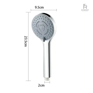 Douche haute pression en inox avec 5 modes de jet