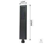 Douche à haute pression au design noir élégant