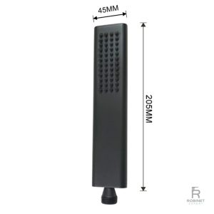 Douche à haute pression au design noir élégant