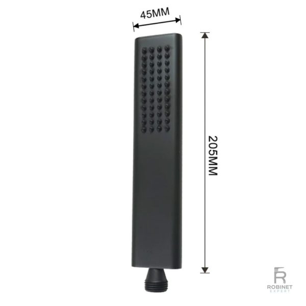 Douche à haute pression au design noir élégant
