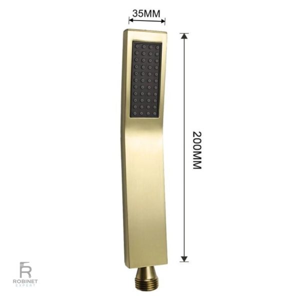 Pommeau de douche efficace pour un jet d'eau puissant