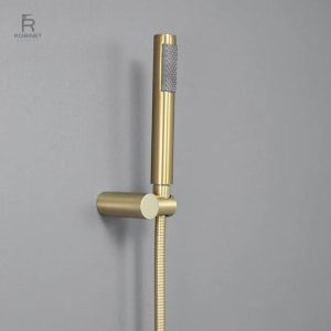 Pommeau de douche luxe or élégant et raffiné