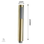 Accessoire de salle de bain en or pour douche