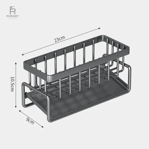 Rangement compact pour évier, idéal pour petits espaces