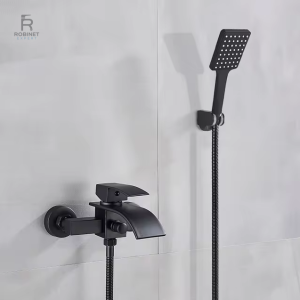 Robinet baignoire 2 trous design moderne