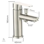 Finition soignée pour robinet de baignoire