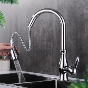 Robinet cuisine design avec fonction douchette
