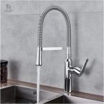 Robinet de cuisine douchette monotrou moderne