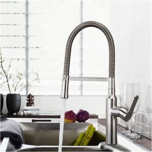 Douchette de robinet de cuisine à installation monotrou