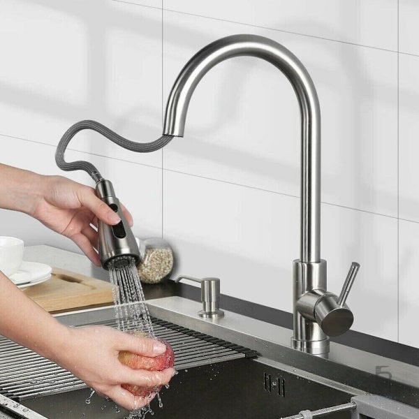 Robinet cuisine élégant avec douchette