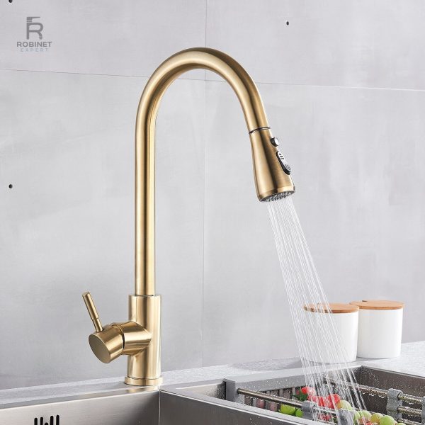 Douchette de cuisine rotative moderne