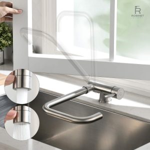Robinet avec rotation complète pour un meilleur accès