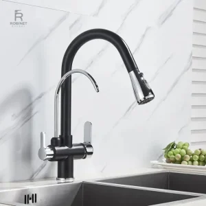 Robinet Cuisine Purifié avec douchette