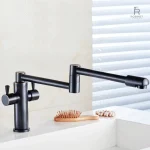 Robinet rabattable pour cuisine moderne et fonctionnelle