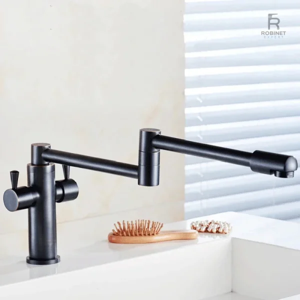 Robinet rabattable pour cuisine moderne et fonctionnelle