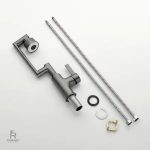Robinet cuisine en acier inoxydable, style contemporain et pratique