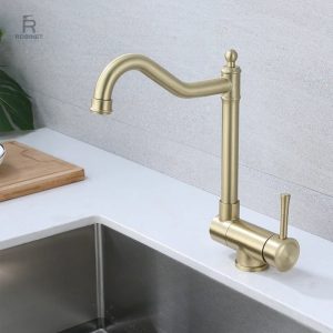 Robinet rabattable pour cuisine, eau chaude et froide
