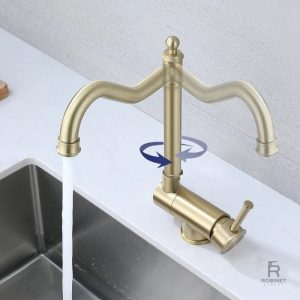 Robinet de cuisine pratique pour eau froide et chaude