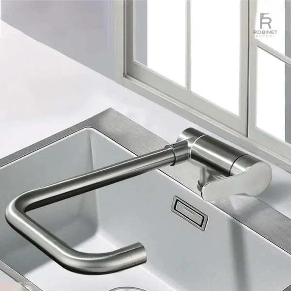 Robinet pliable pour un gain de place optimal
