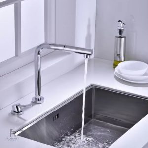 Robinet rabattable pour petit évier de cuisine