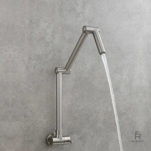 Robinet de cuisine compact et rabattable
