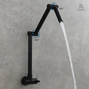 Robinet mural pratique pour cuisine moderne