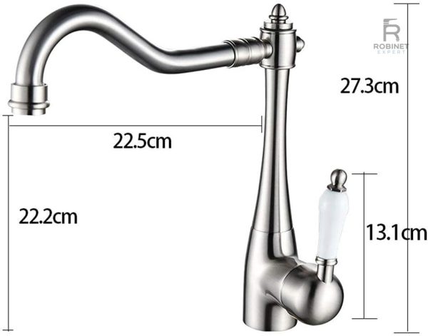 Robinet de cuisine au style rétro pour une décoration authentique