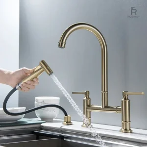 Robinet de cuisine avec douchette design moderne