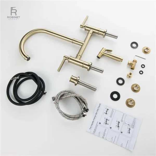 Robinet de cuisine avec fonction douchette ergonomique