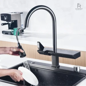 Robinet de cuisine avec douchette extensible