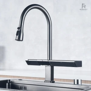 Robinet de cuisine avec fonction extensible