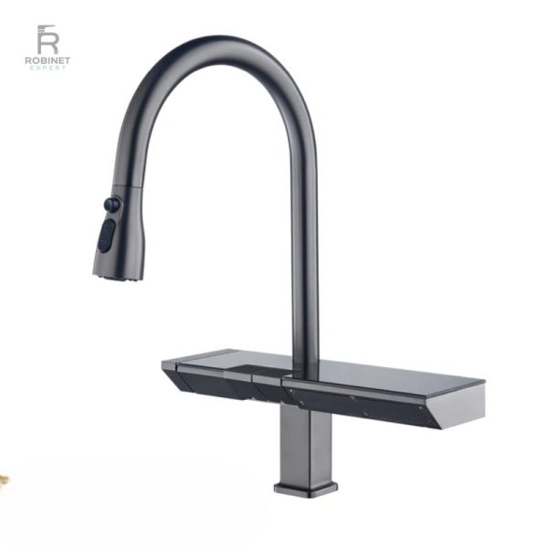 Design moderne de robinet de cuisine extensible