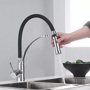 Douchette flexible pour un usage pratique en cuisine