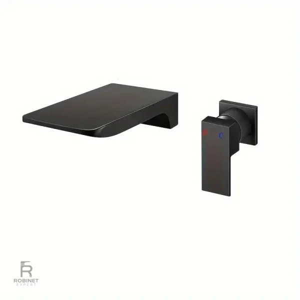 Robinet de bain mural au style épuré