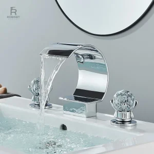 Robinet de lavabo pour salle de bain moderne