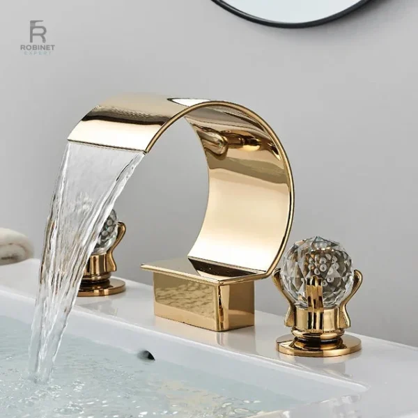 Robinet lavabo avec style minimaliste