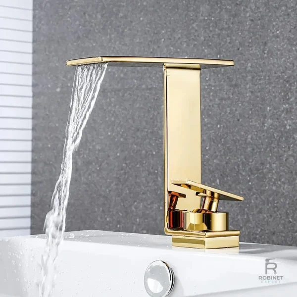 robinet-de-lavabo-toilette-1 Robinet de lavabo moderne pour salle de bain