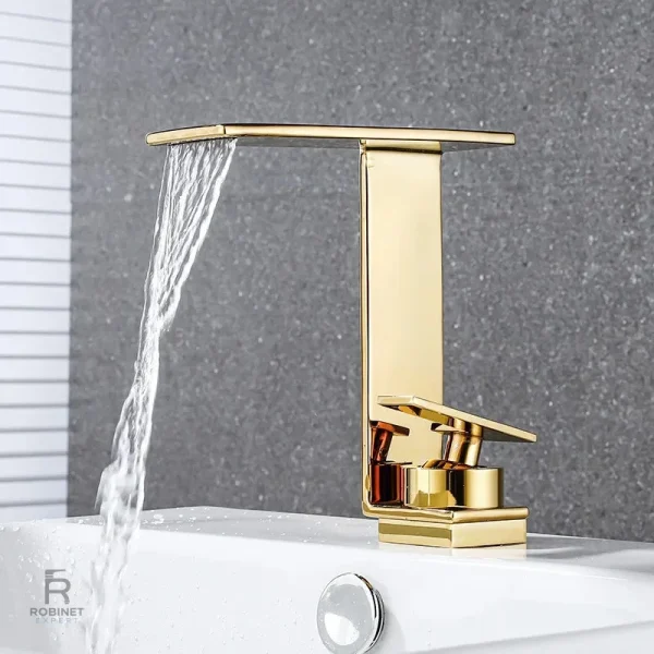 Robinet de lavabo avec aérateur intégré