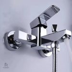 Robinet douche mural thermostatique design moderne
