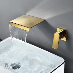 Robinet design cascade pour salle de bain